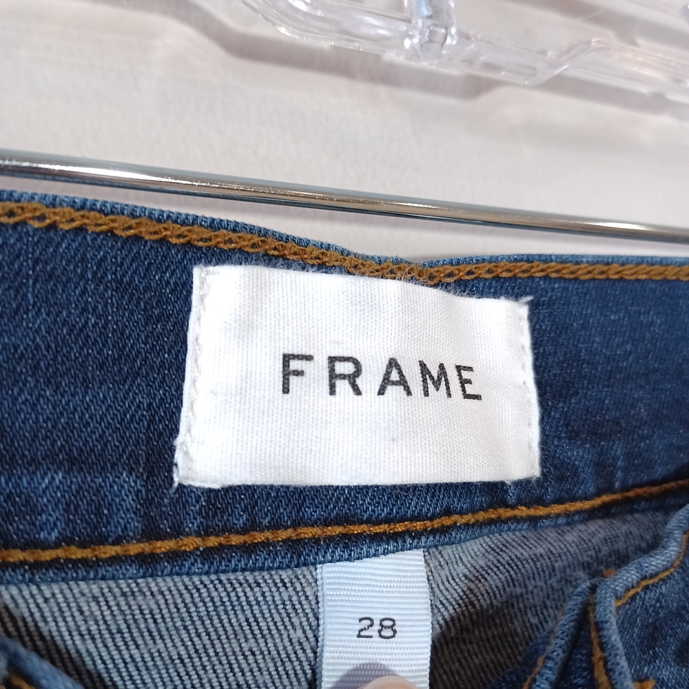 Frame Le High Straight Leg Jeans in Calvin Size 28 - Picture 4 of 7